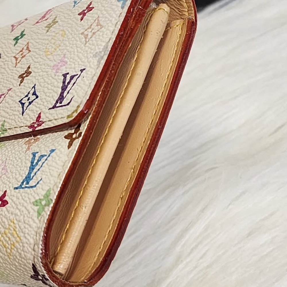 Louis Vuitton Murakami Multicolor Portefeuille Sarah Wallet - Picture 6 of 13
